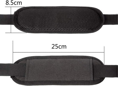 61" Replacement Shoulder Strap, Padded Long Duffel Bag Strap Universal Adjustable Shoulder Belt with Metal Hooks and Non-Slip Pad for Briefcase Pet Carrier Bag Tool Laptop Camera Bag