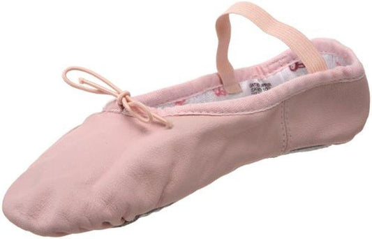 Unisex-Child Dance Girl'S Bunnyhop Full Sole Leather Ballet Slipper/Shoe
